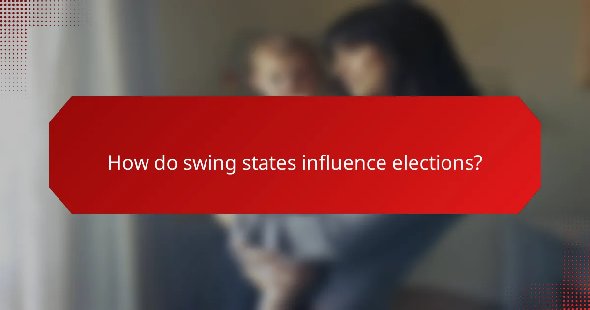 How do swing states influence elections?